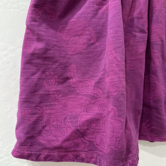 Tea Collection Pink Printed French Terry Skirt - Picture 3 of 9